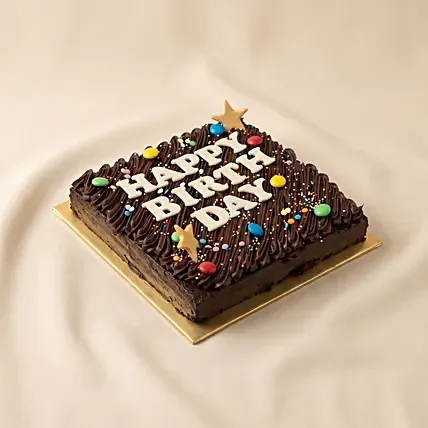 Festive Happy Birthday Chocolate Cake: Valentine's Cake