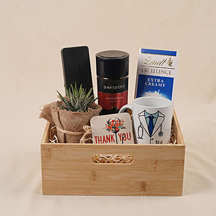 Hamper for Male Doctor: Personalised Mugs