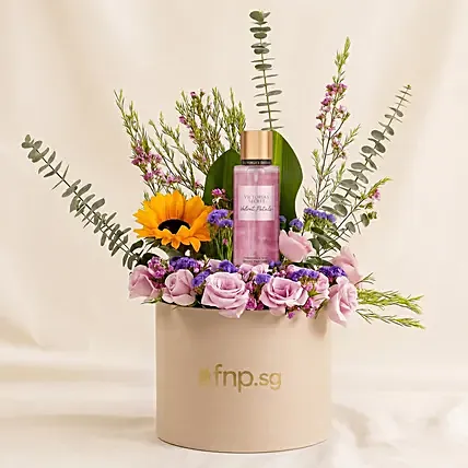 Victoria's Secret Body Mist and Flower Box: Flowers and Perfume Delivery