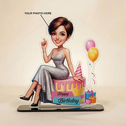 Birthday Caricature for Her: Personalised Caricatures Gifts