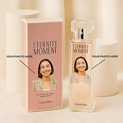 Personalised Calvin Klein Eternity Moment Perfume for her: Nurses Day Gifts
