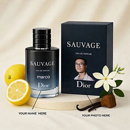 Dior Sauvage Eau de Personalised Perfume100ml for Him: 