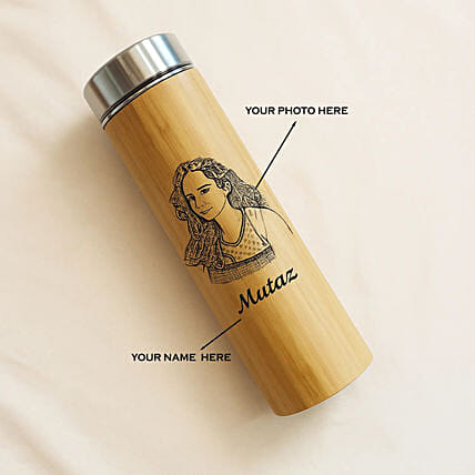 Engraved Bamboo Tea Infuser: Women's Day Gifts