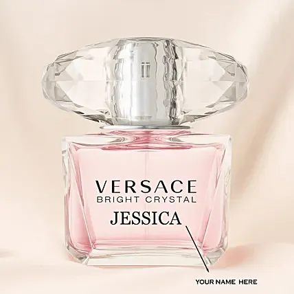 Personalised Bright Crystal by Versace Perfume for her: Branded Gifts
