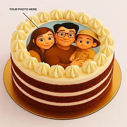 Red Velvet Fairy Tale Cake: For Anniversary