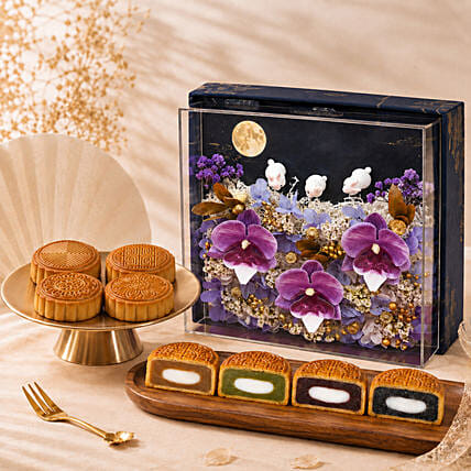 Lunar Blooms Mochi Mooncakes: Mooncake Delivery Singapore