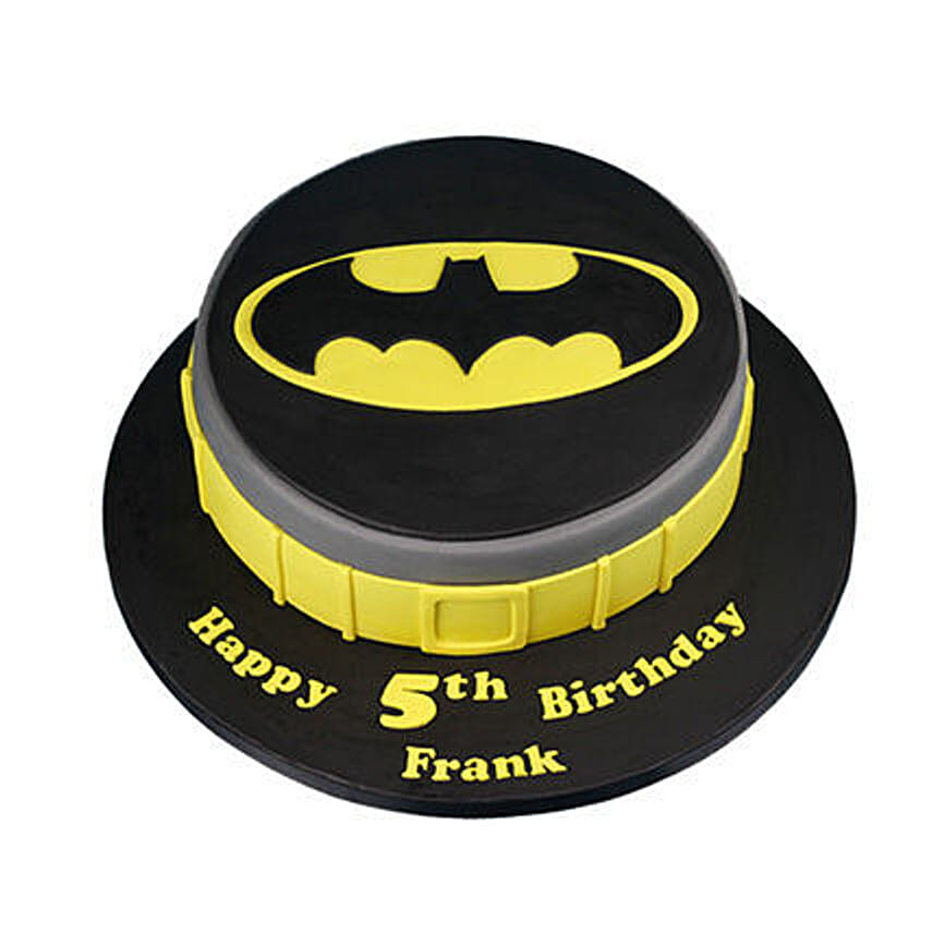 Batman Symbol Cake