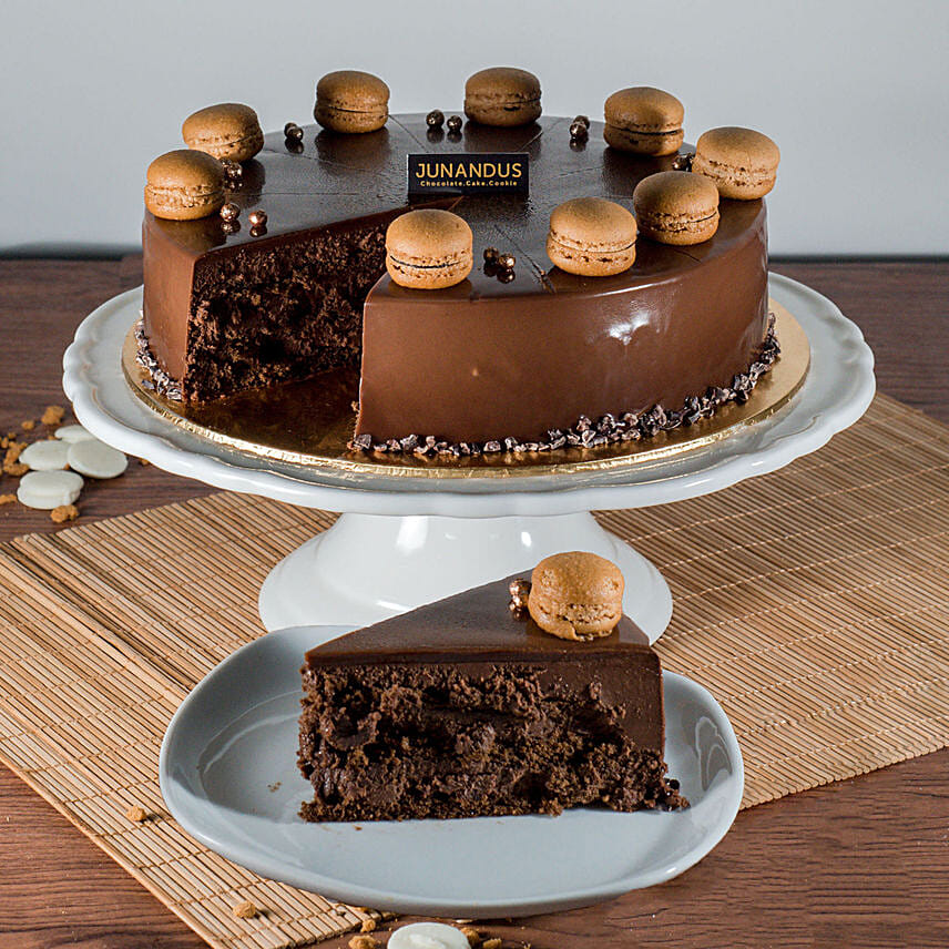 Tempting Callebaut Chocolate Cake