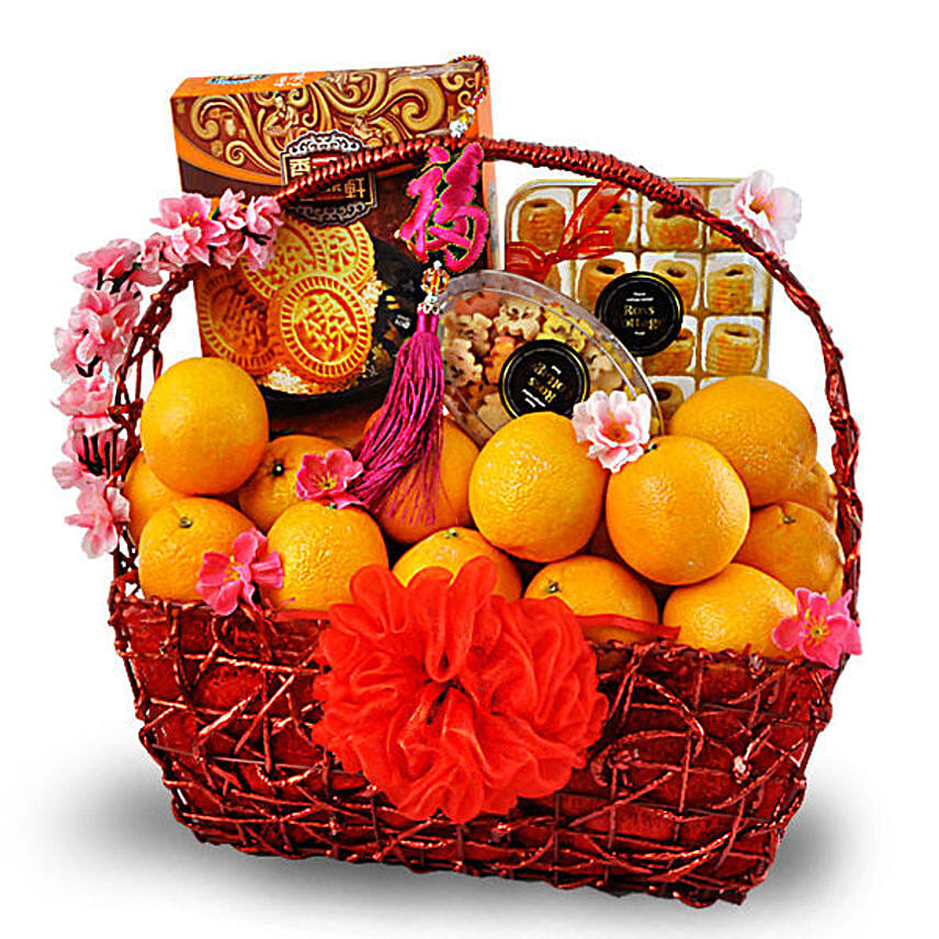 Heavenly Blessings Vibrant Basket