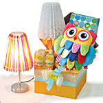 Bedtime Lamp And Duck Candles Baby Shower Hamper