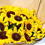 Blooming 20 Sunflowers Bouquet