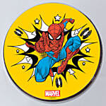 Boom Spiderman Pineapple Photo Cake