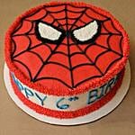 Creamy Spiderman Treat Cake