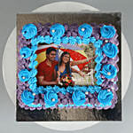 Couple Love Photo Cream Cake