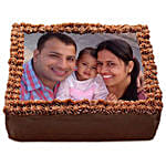 Delicious Chocolate Photo Cake