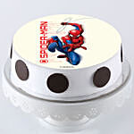 Spiderman In Action Pineapple Cake
