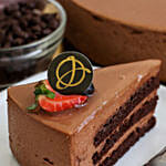 Tempting Belgian Chocolate Mousse Cake