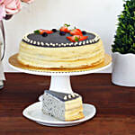 Tempting Black Sesame Crepe Cake