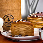 Tempting Espresso Macchiato Crepe Cake