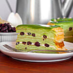 Tempting Green Tea Crepe Cake