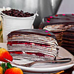 Tempting Neapolitan Crepe Cake