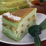 Tempting Pandan Kaya Crepe Cake