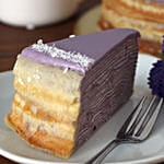 Tempting Purple Sweet Potato Crepe Cake