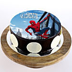 The Spiderman Chocolate Photo Cake