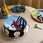 The Spiderman Chocolate Photo Cake