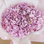 Beautifully Tied Pink Hydrangea Bouquet Medium