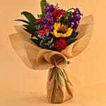 Striking Mixed Flowers Bouquet MYS