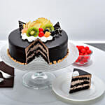 Fruit Chocolate Cake Half Kg