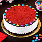 Red Velvet Gems Cake Half Kg