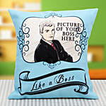 Like A Boss Personalised Cushion