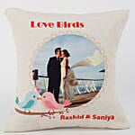 Love Birds Personalized Cushion