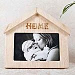 Wooden Home Shaped Frame