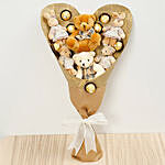 Chocolates and Teddy Bear Bouquet