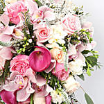 Mixed Roses and Calla Lilies Bouquet