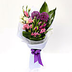 Tulip and Eustoma Mixed Floral Bouquet