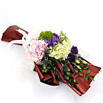 Wondrous Eryngium and Hydrangea Bouquet