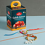 3 Enchanting Rakhis And Gulab Jamun Combo