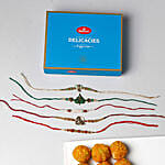 Boondi Laddu With Rakhi Set of 5