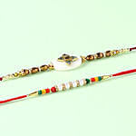 Colorful Rakhi And Kaju Katli For Brother