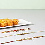 Combo of Boondi Laddu And Rakhi Set of 3