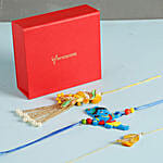 Glittering Rakhis Set Of 3