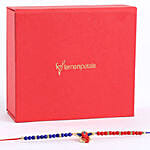 Red And Blue Ganesha Rakhi