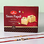 Soan Papdi And Set of 2 Rakhis