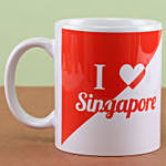 I Heart Singapore Ceramic Mug