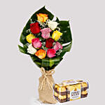 Flamboyant Roses and Ferrero Rocher Box