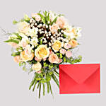 Pastel Floral Bunch and Greeting Card